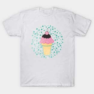 Cherry Ice-cream Cone T-Shirt